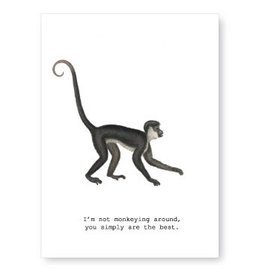 Tokyomilk Monkeying Around Everyday Notecard