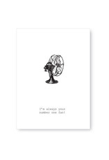 Tokyomilk I'm Always Your Number One Fan Congrats Notecard