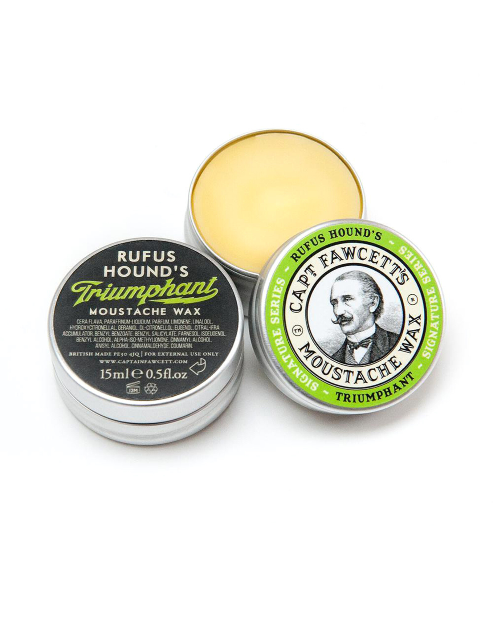 Captain Fawcett Ltd. Captain Fawcett's Rufus Hound's Triumphant Moustache Wax