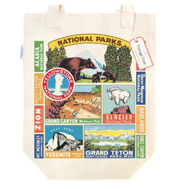 Cavallini Papers & Co. National Parks Tote Bag