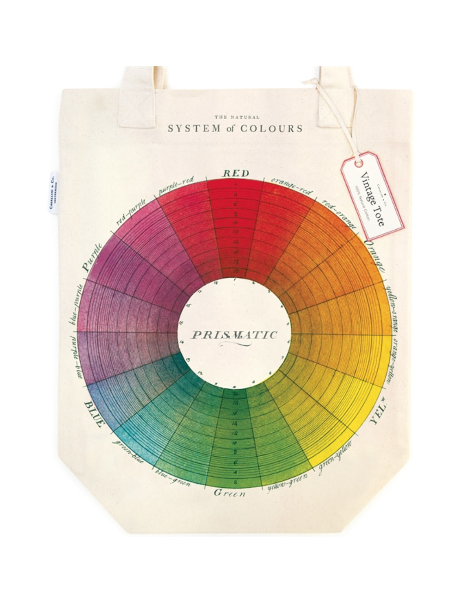 Cavallini Papers & Co. Color Wheel Tote Bag