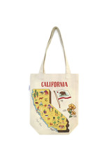 Cavallini Papers & Co. Map of California Tote Bag