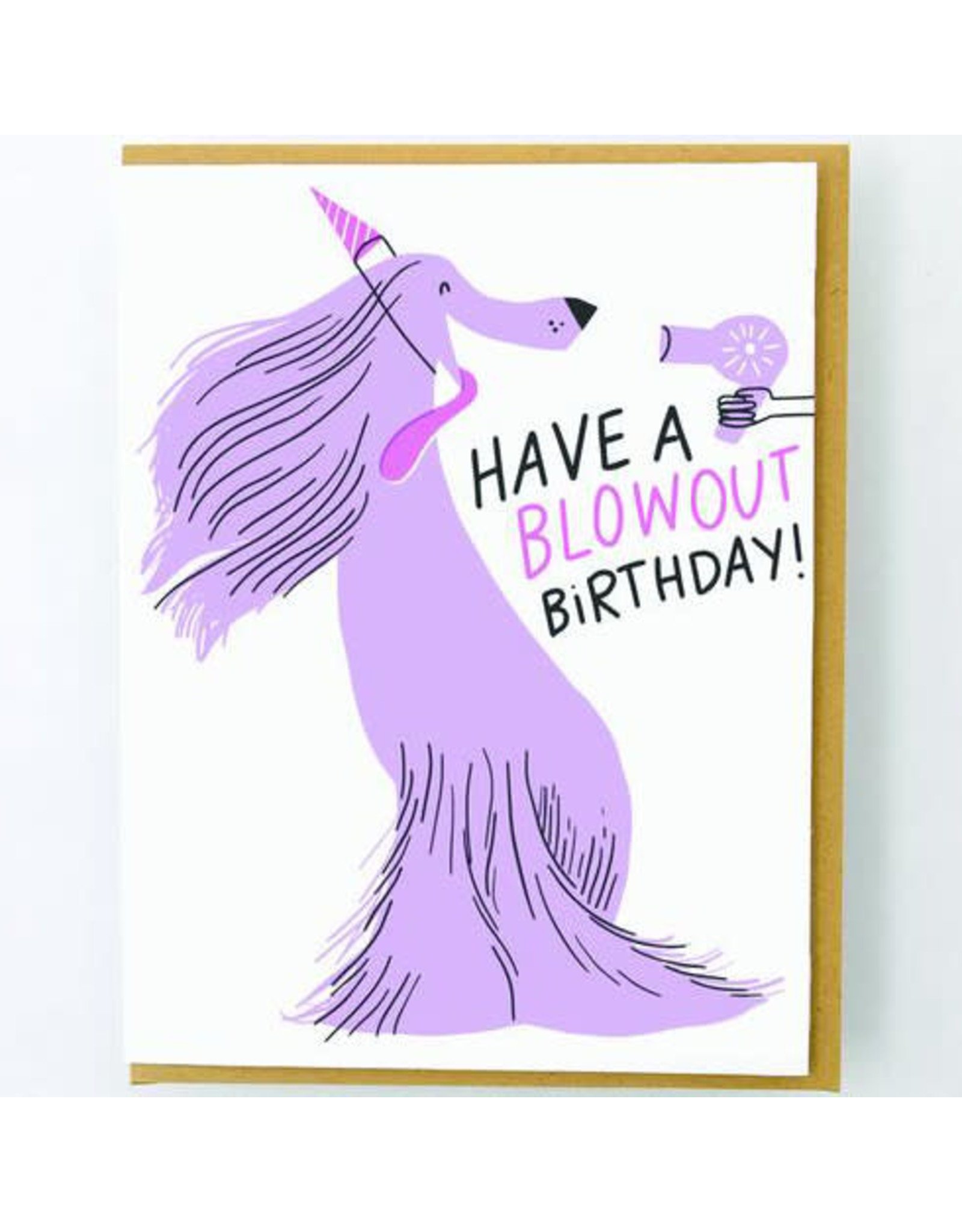 Hello!Lucky Blow Out Birthday A2 Notecard
