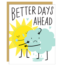 Hello!Lucky Better Days Ahead Consolation A2 Notecard