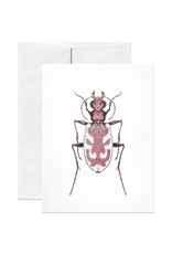 Open Sea Design Co. Blowout Tiger Beetle A2 Everyday Notecard