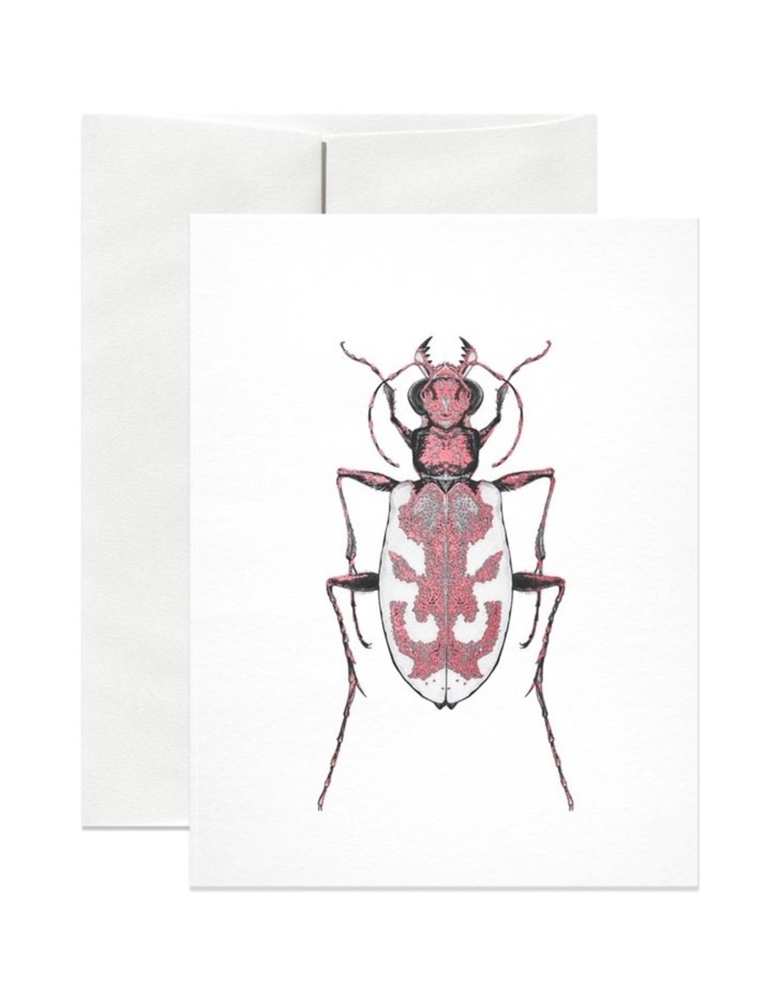 Open Sea Design Co. Blowout Tiger Beetle A2 Everyday Notecard