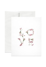 Open Sea Design Co. Floral A2 Love Notecard