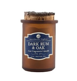 Northern Lights Candles Dark Rum & Oak 5oz Spirit Candle