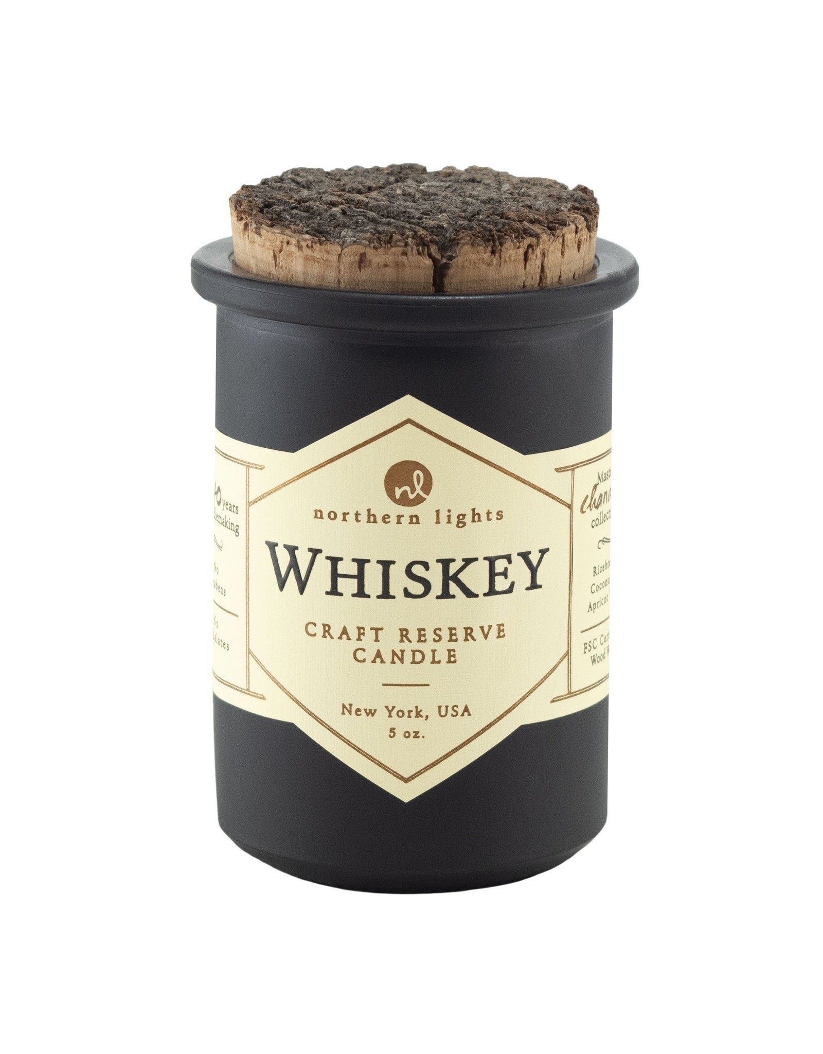 Northern Lights Candles Whiskey Reserve Spirit 5oz Candle