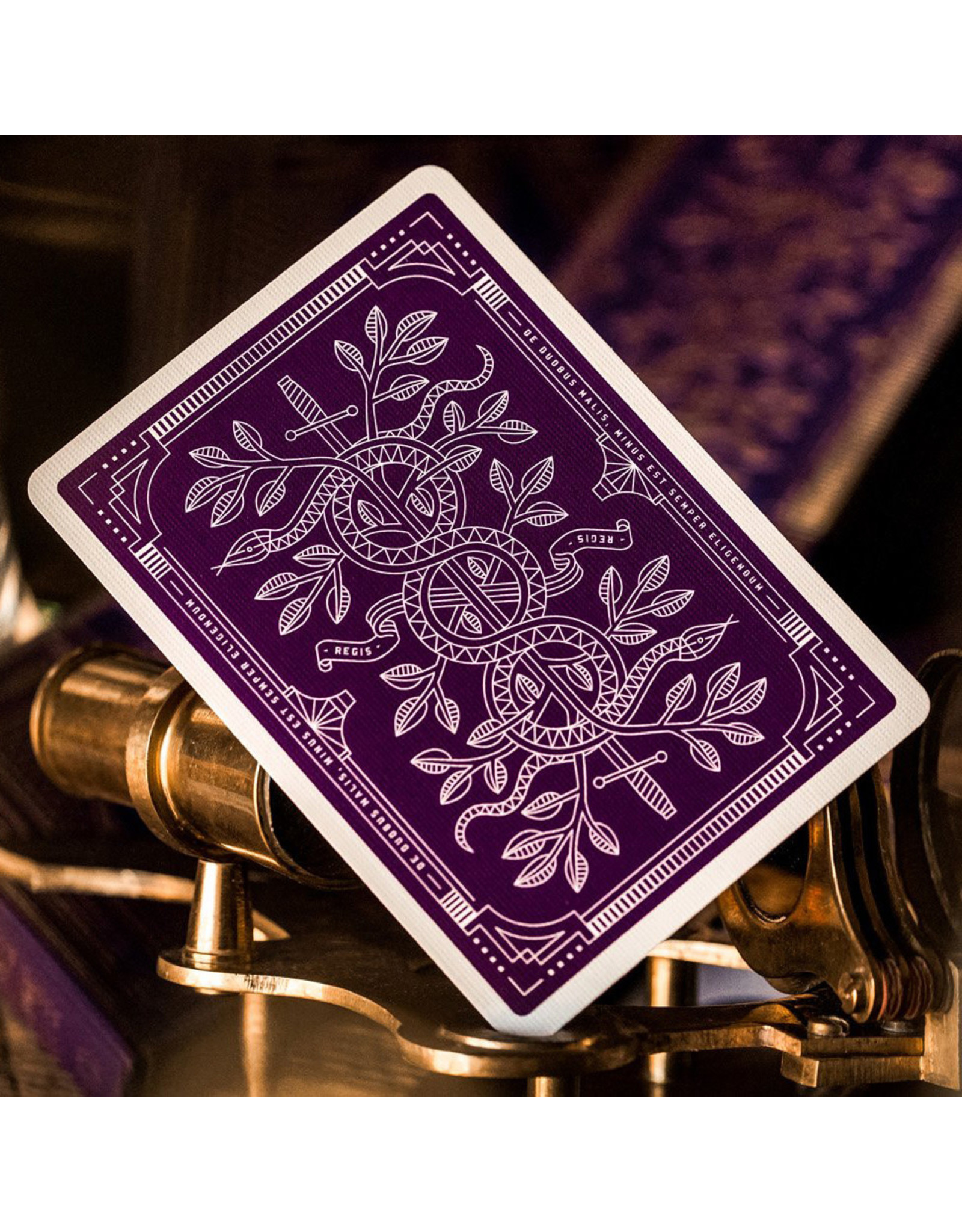 Theory 11 Purple Monarchs Playing Cards