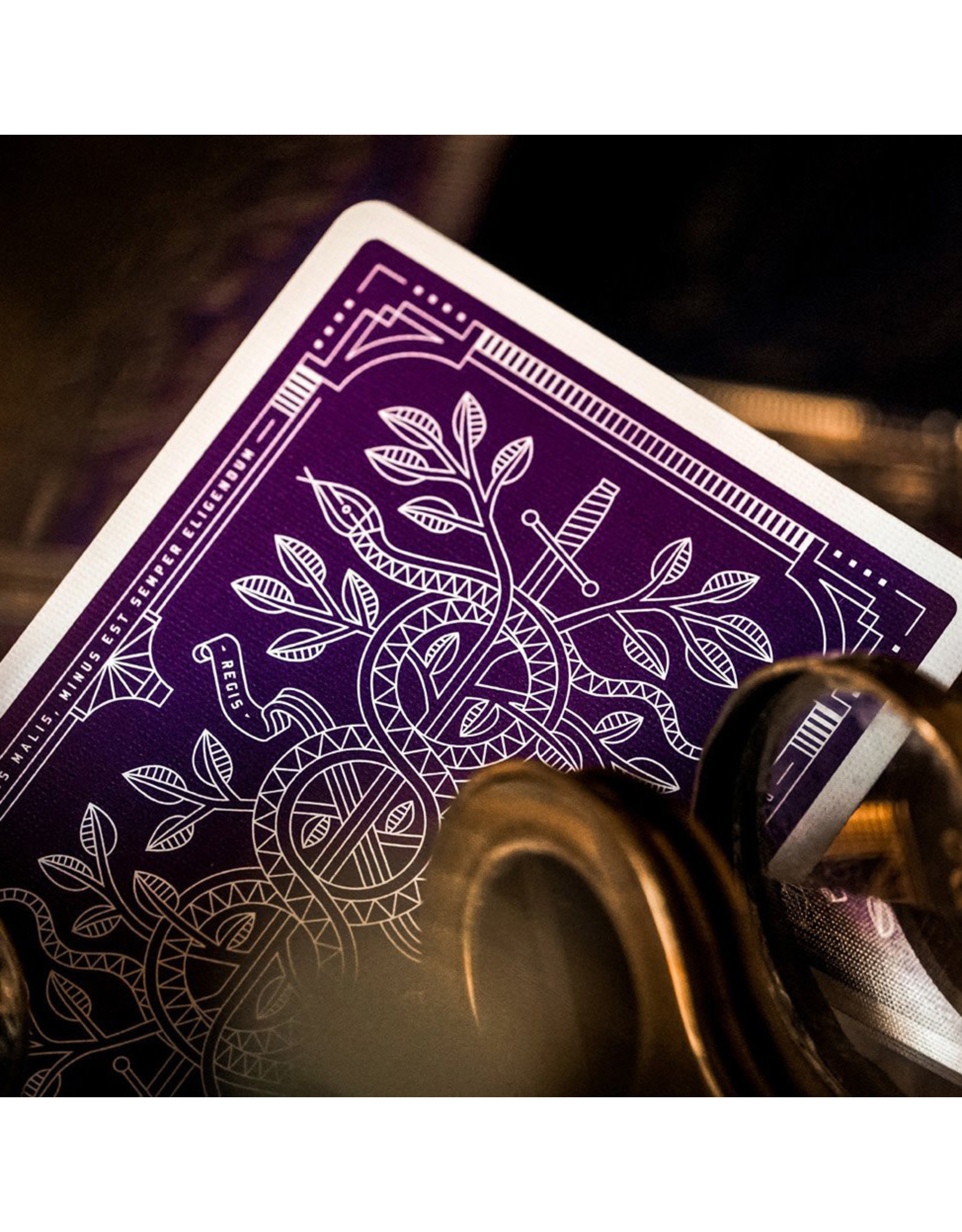 Theory 11 Purple Monarchs Playing Cards