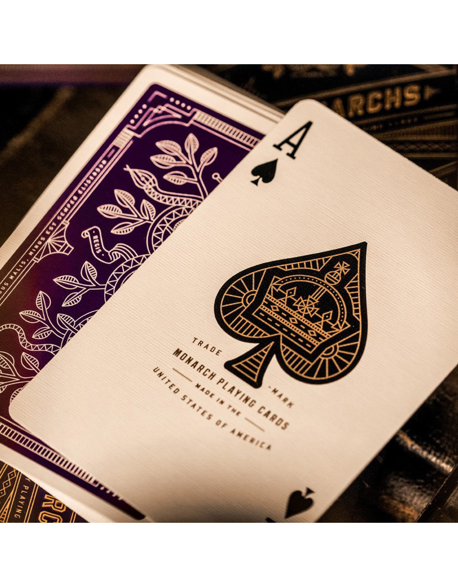 Theory 11 Purple Monarchs Playing Cards