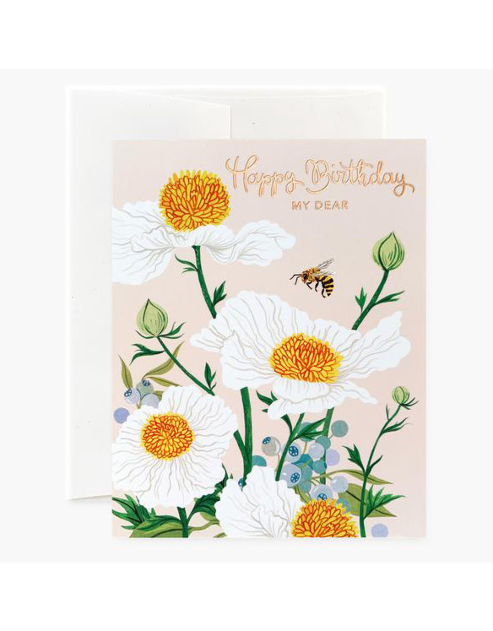 Oana Befort Matilija Poppies Birthday A2 Greeting Card