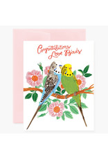 Botanica Paper Co. Love Birds Congratulations A2 Greeting Card