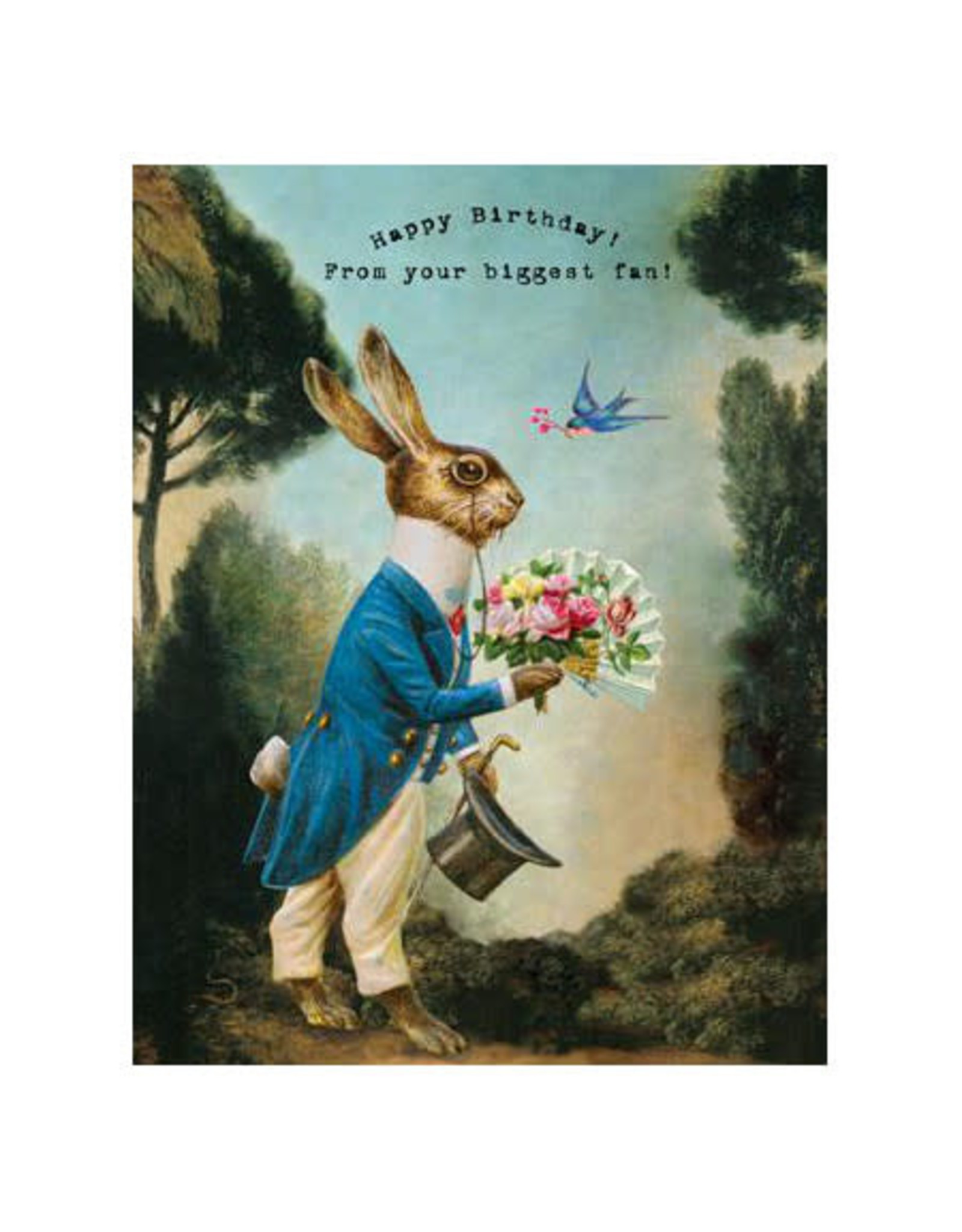 Cartolina Happy Birthday From Your Biggest Fan! A2 Notecard