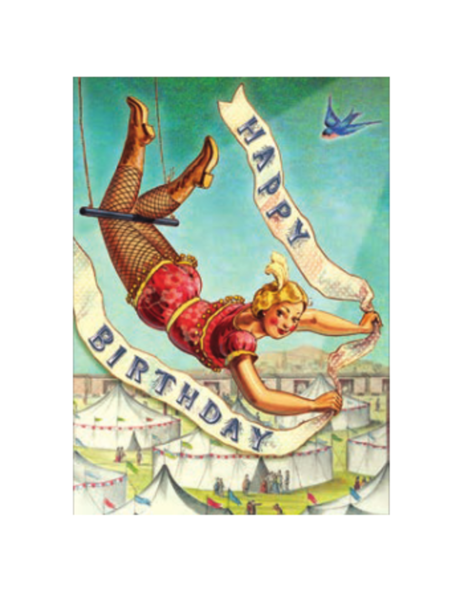 Cartolina Happy Birthday Trapeze A6 Notecard