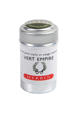 J. Herbin Vert Empire 6 Cartridges Tin Green Ink