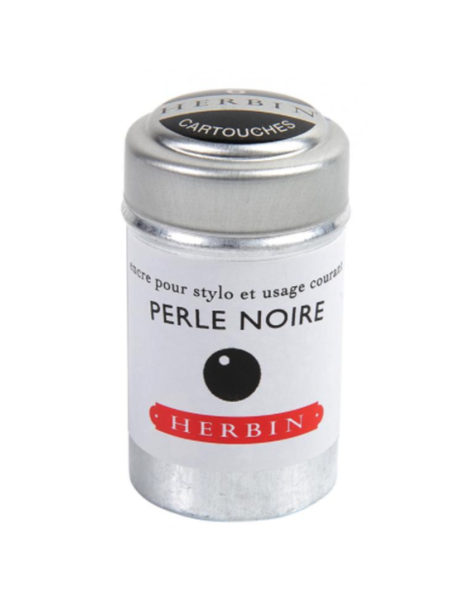 J. Herbin Perle Noire 6 Cartridges Black Ink