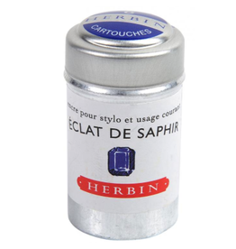 J. Herbin Éclat de Saphir 6 Cartridges Tin Dark Blue Ink