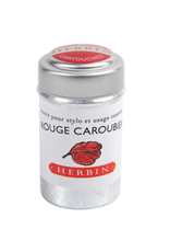 J. Herbin Rouge Caroubier 6 Cartridges Tin Red Ink