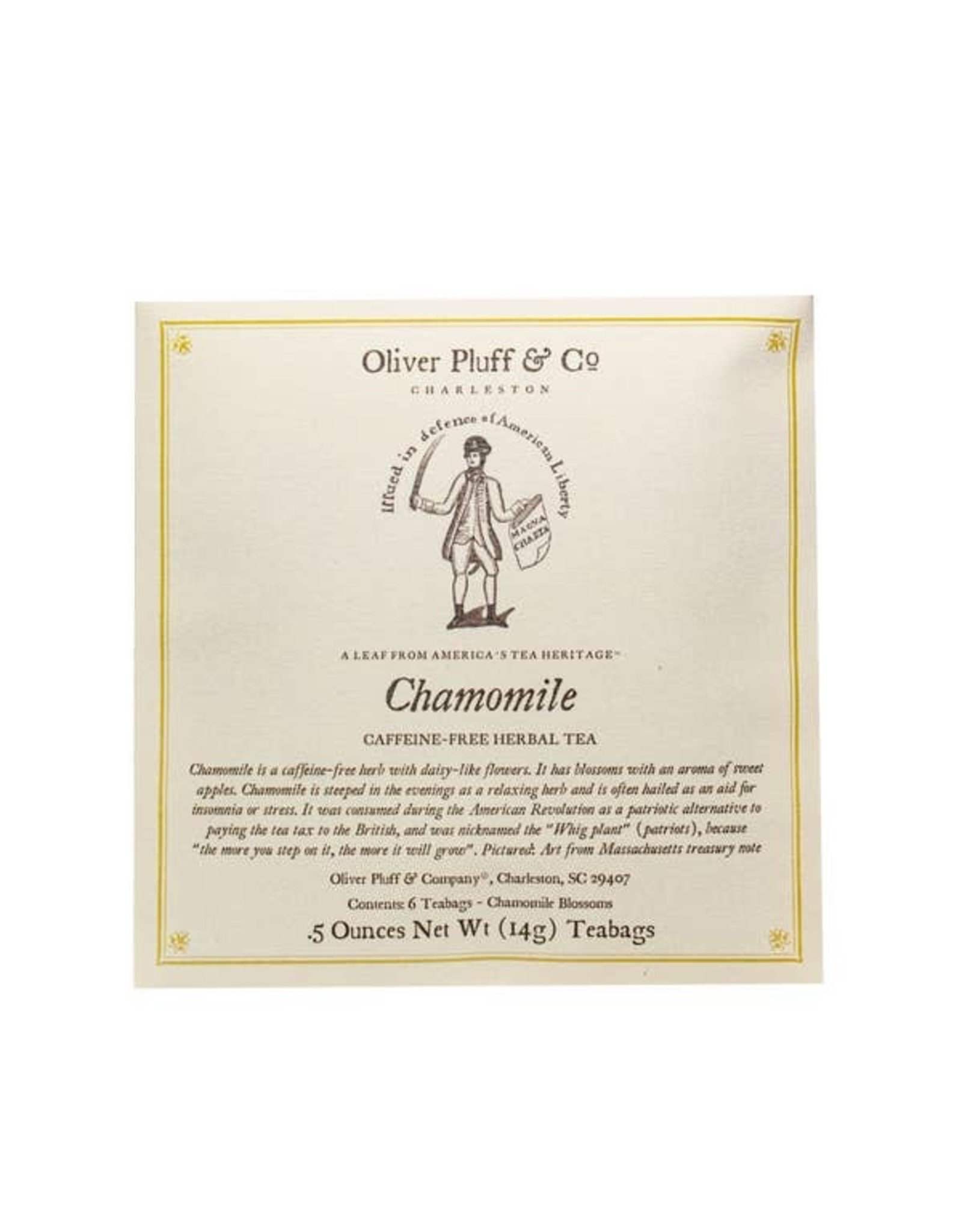 Oliver Pluff & Co. Chamomile - 6 Teabags