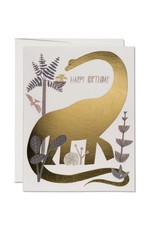 Red Cap Cards Dinosaur Birthday A2 Notecard