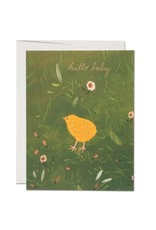 Red Cap Cards Baby Chick baby A2 Notecard