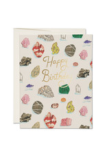 Red Cap Cards Gems Birthday A2 Notecard