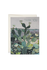 Red Cap Cards Desert Landscape Thank You A2 Box of 8 Notecards