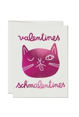 Red Cap Cards Schmalentines Valentines A2 Notecard