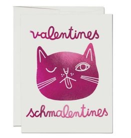 Red Cap Cards Schmalentines Valentines A2 Notecard