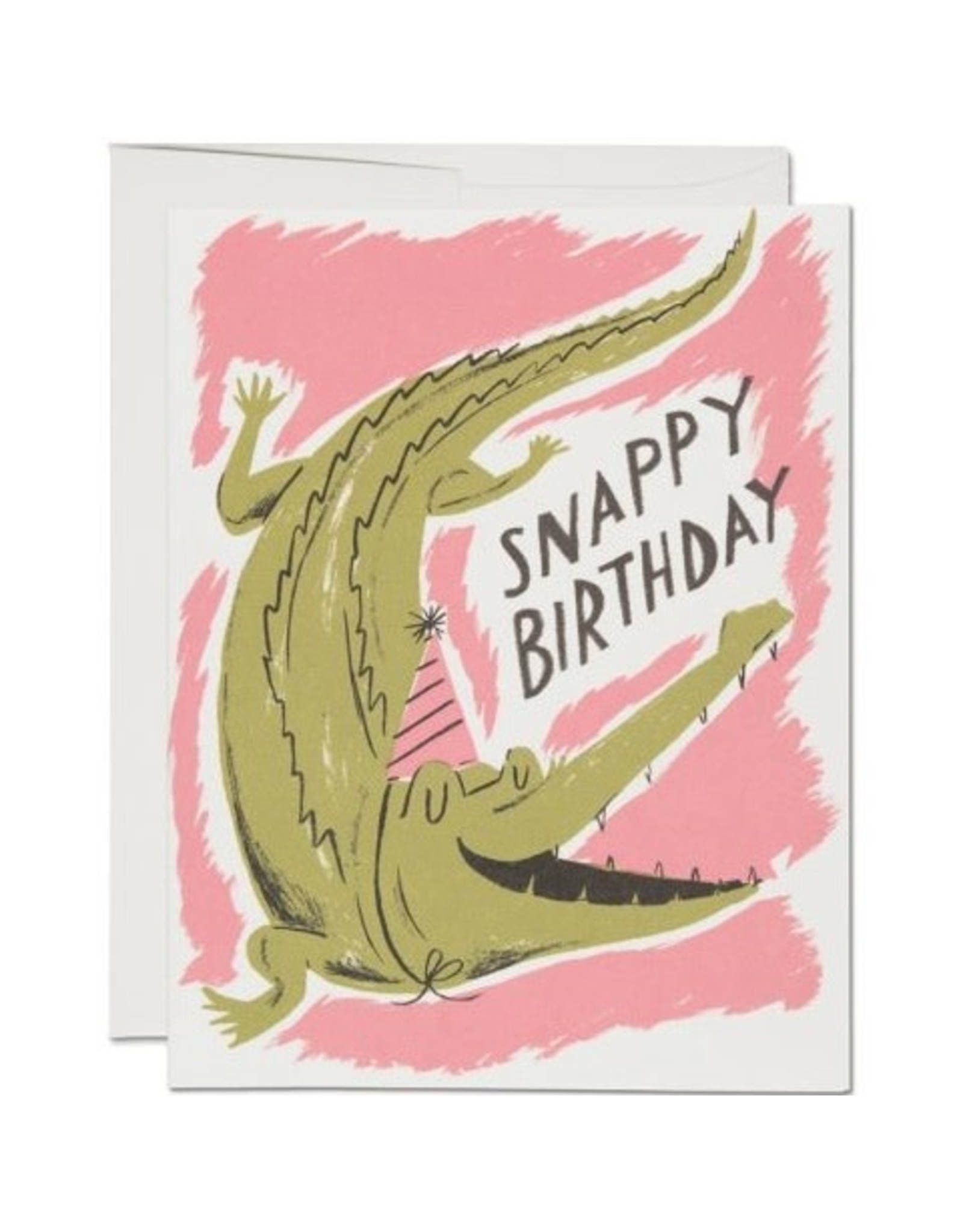Red Cap Cards Snappy Birthday A2 Notecard