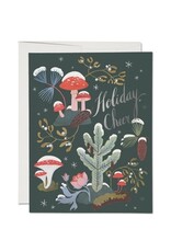 Red Cap Cards Holiday Moss Christmas  A2 Box of 8 Notecards