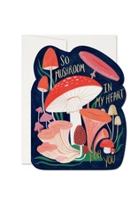 Red Cap Cards So Mushroom  Die Cut Love A7 Notecard
