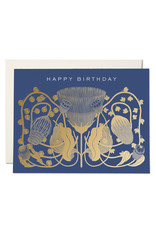 Red Cap Cards Cobalt Birthday A2 Notecard