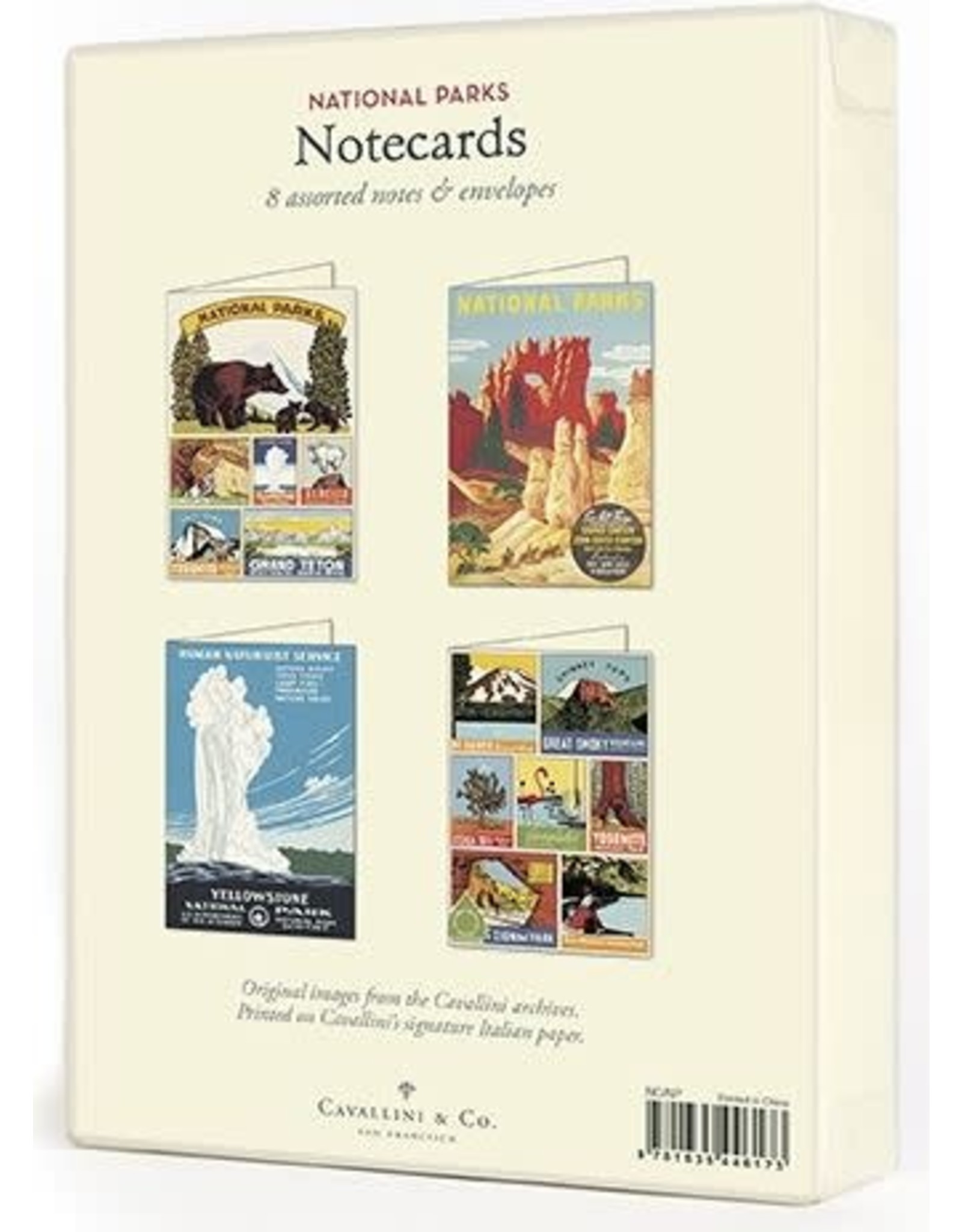 Cavallini Papers & Co. National Parks Boxed Notecards