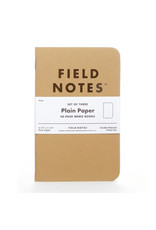 Field Notes Brand Plain Original Pack of 3