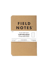 Field Notes Brand Left-Handed Ruled Notebook 3-Pack
