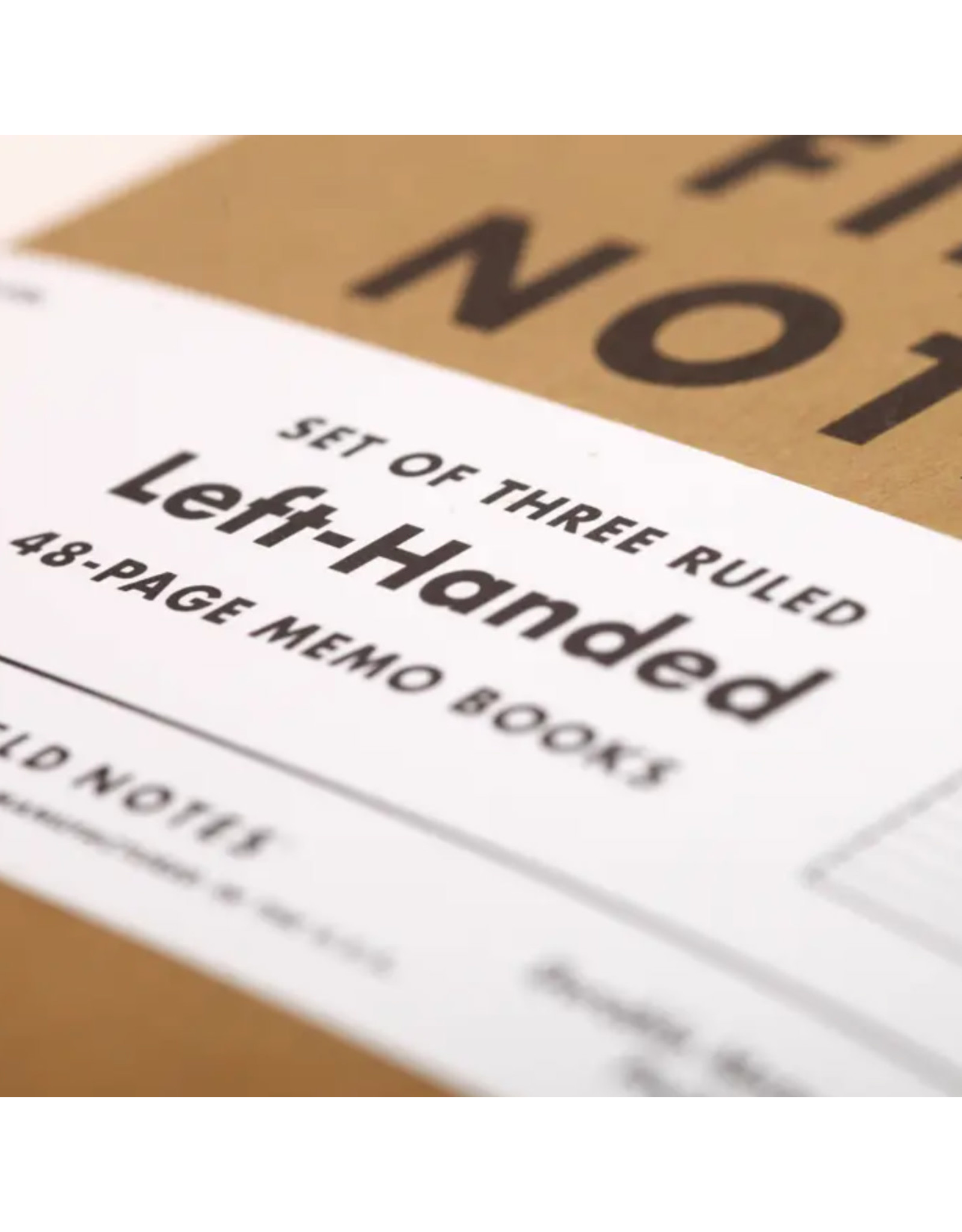 Field Notes Brand Left-Handed Ruled Notebook 3-Pack