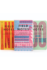 Field Notes Brand United States of Letterpress B Memo Book 3-Pack