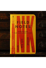 Field Notes Brand United States of Letterpress B Memo Book 3-Pack