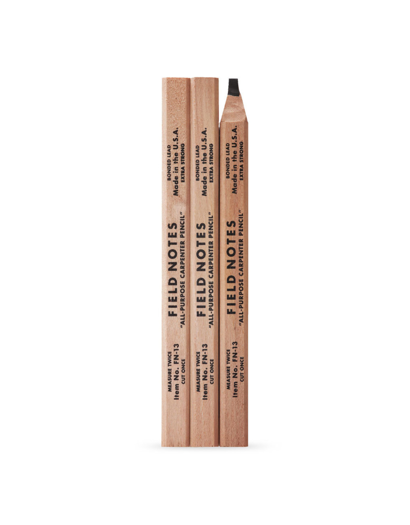 Field Notes Brand Carpenter Pencils 3-Pack