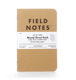 Field Notes Brand Mixed Original Pack of 3