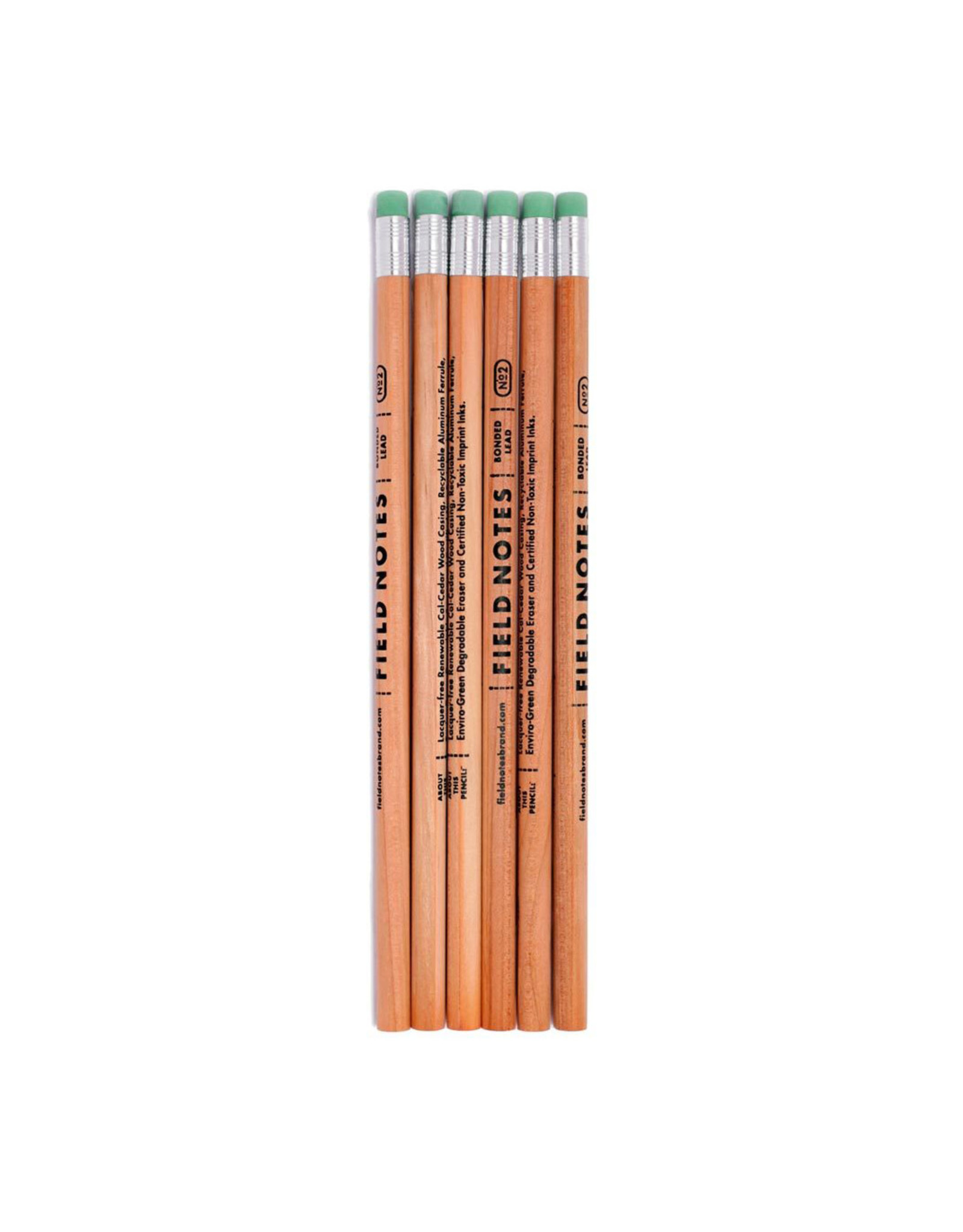 Field Notes Brand No.2 Woodgrain Pencil 6-Pack