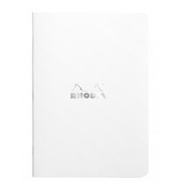 Rhodia White ICE Graph Classic Notebook 6 x 8.25