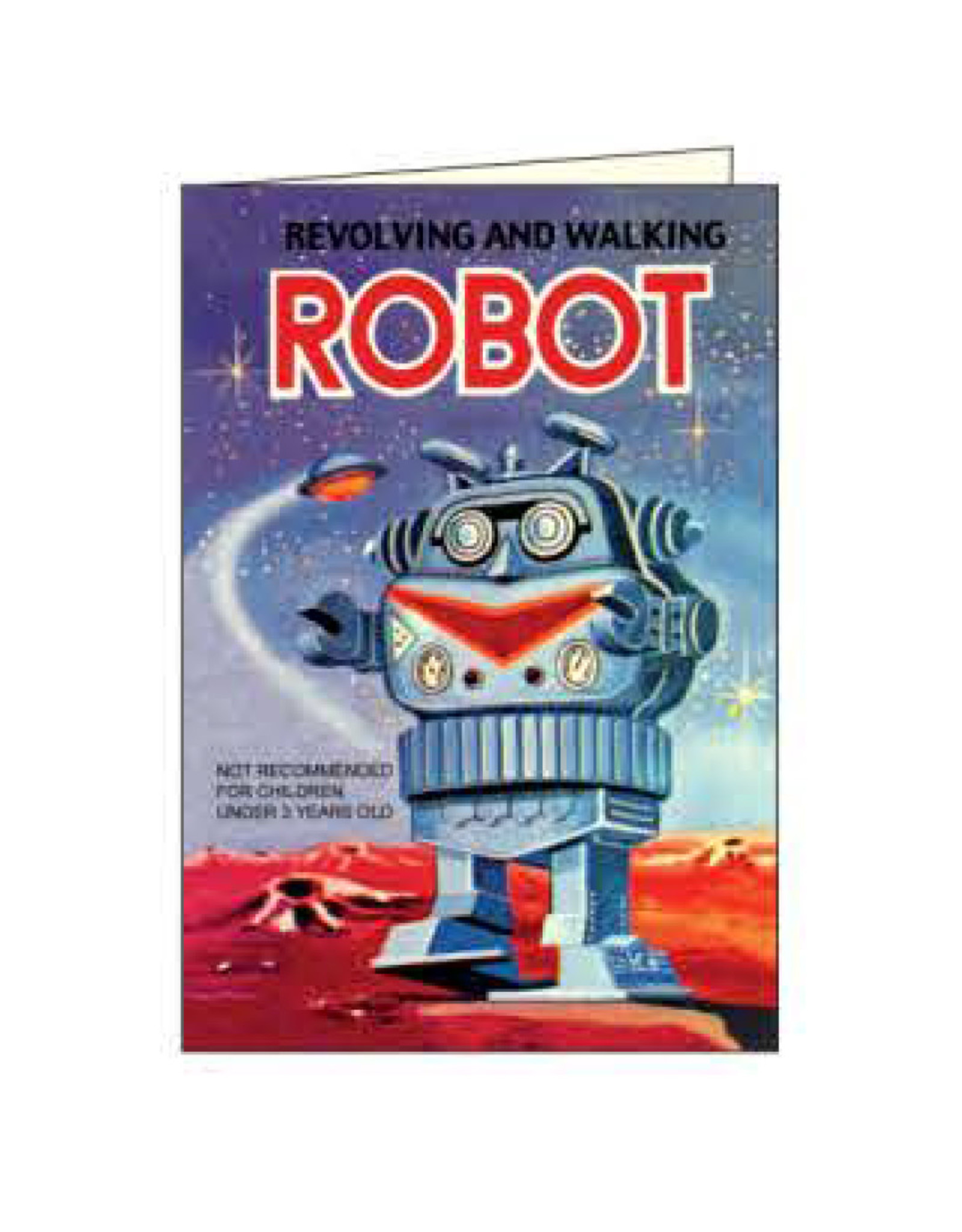 Rossi Vintage Robot Notecards Assorted Box of 12