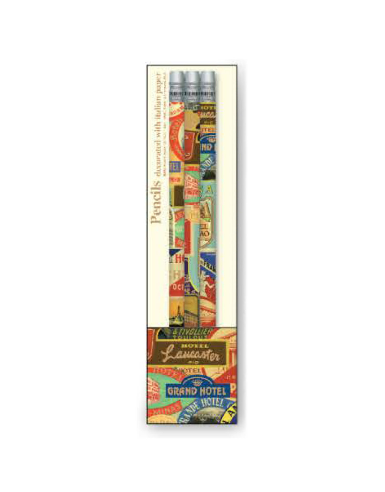 Rossi Pencils 'Hotel Luggage Labels' 3-Pack