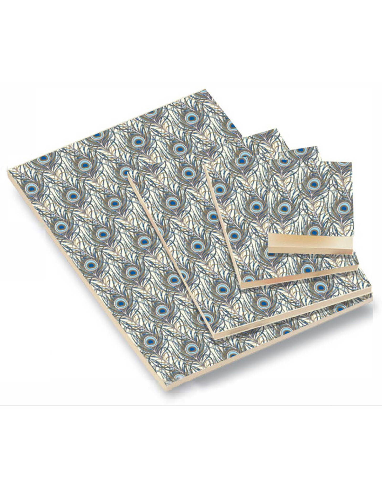 Rossi Peacock Feathers Blank A7 Notepad