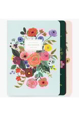 Rifle Paper Co. Garden Party Stitched Notebooks Set of 3