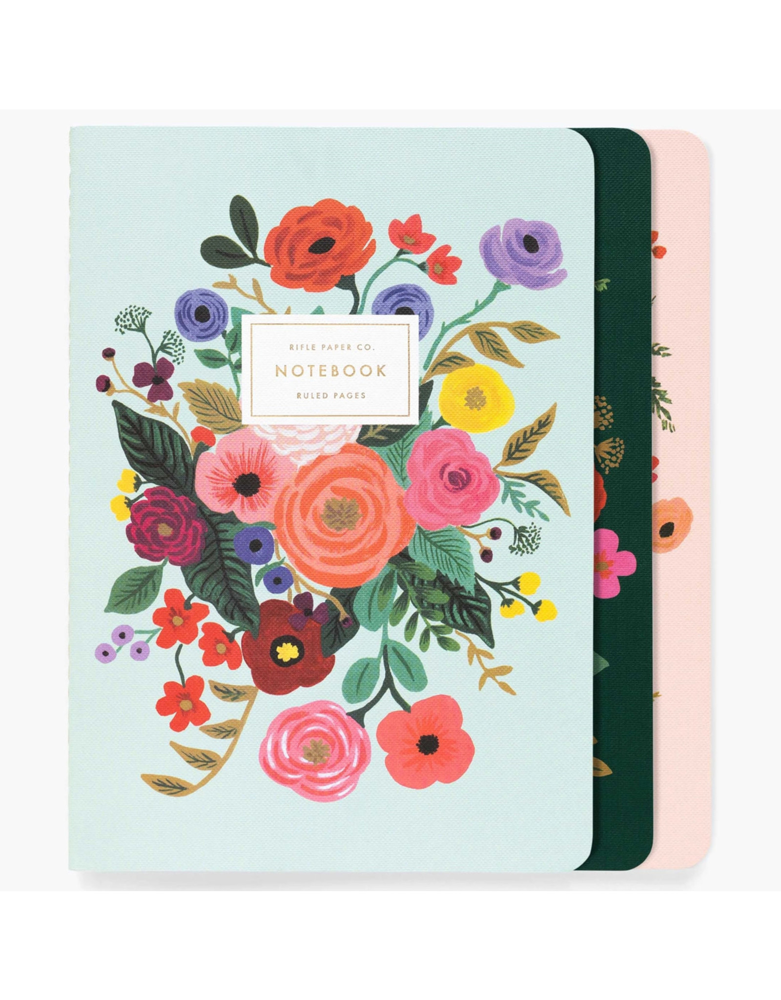 Rifle Paper Co. Garden Party Stitched Notebooks Set of 3